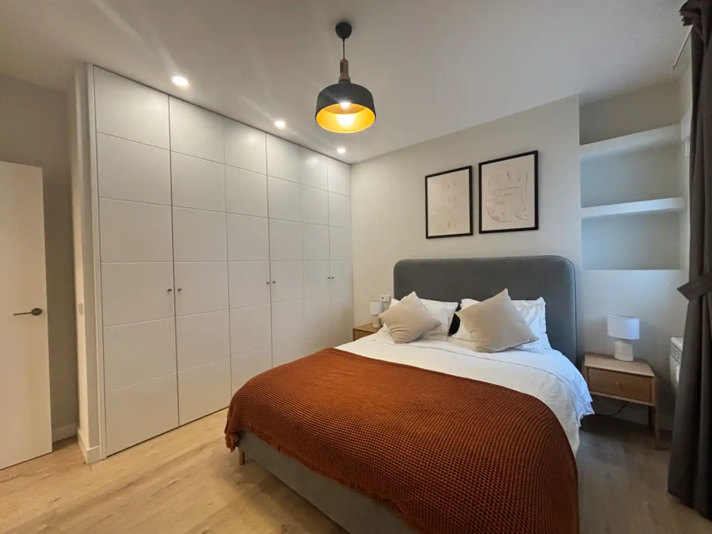 Bedroom of Flat for rent in Madrid  with Air Conditioner, Heating and Furnished