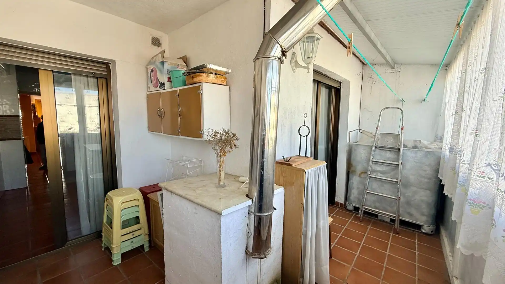 Cocina de Casa o chalet en venta en Lastras de Cuéllar con Calefacción, Jardín privado y Terraza