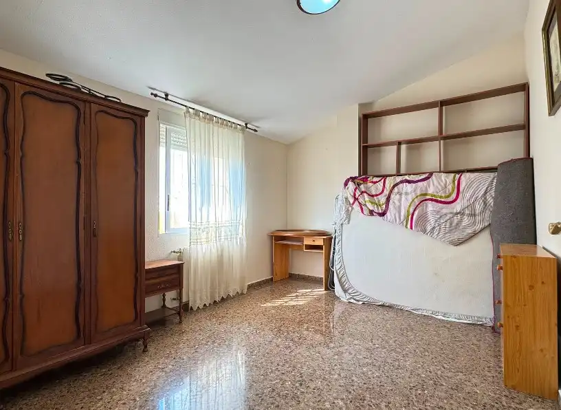 Schlafzimmer von Maisonette zur Miete in Castellón de la Plana / Castelló de la Plana mit Klimaanlage, Heizung und Terrasse