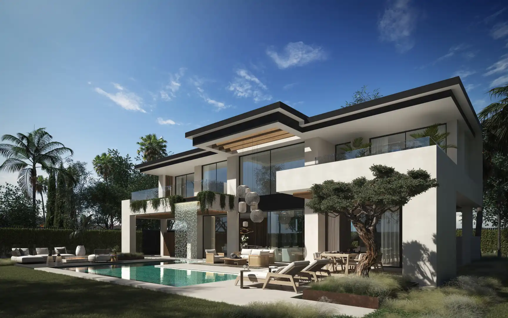 Vista exterior de Casa o xalet en venda en Marbella amb Aire condicionat, Calefacció i Jardí privat