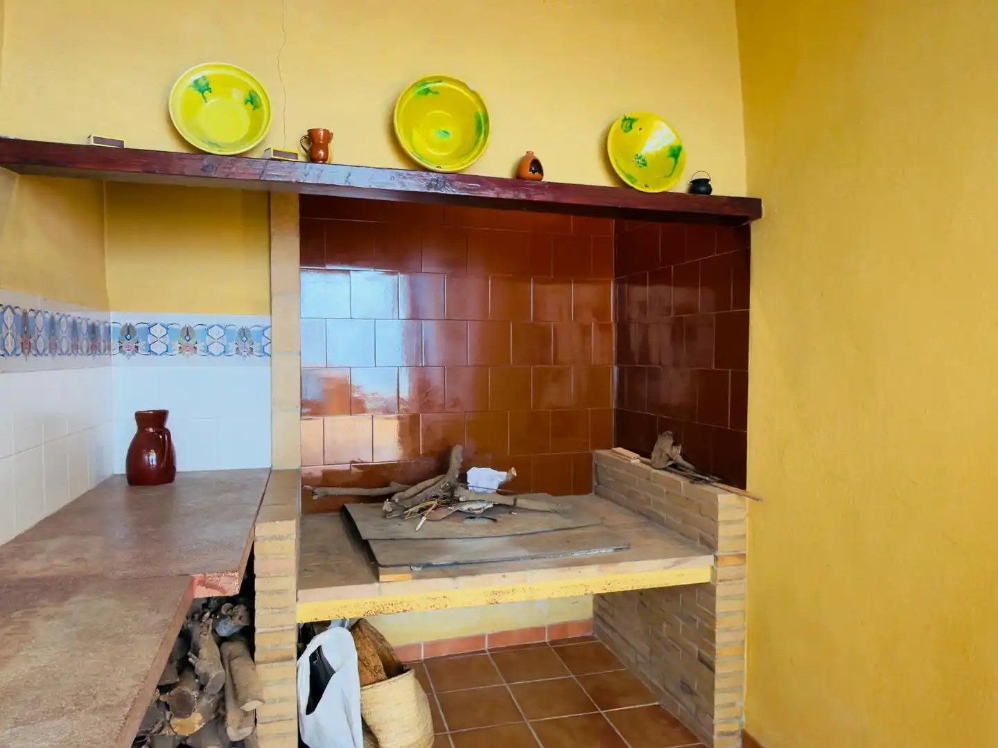 Kitchen of Houses for sale in La Granja de la Costera  with Air Conditioner