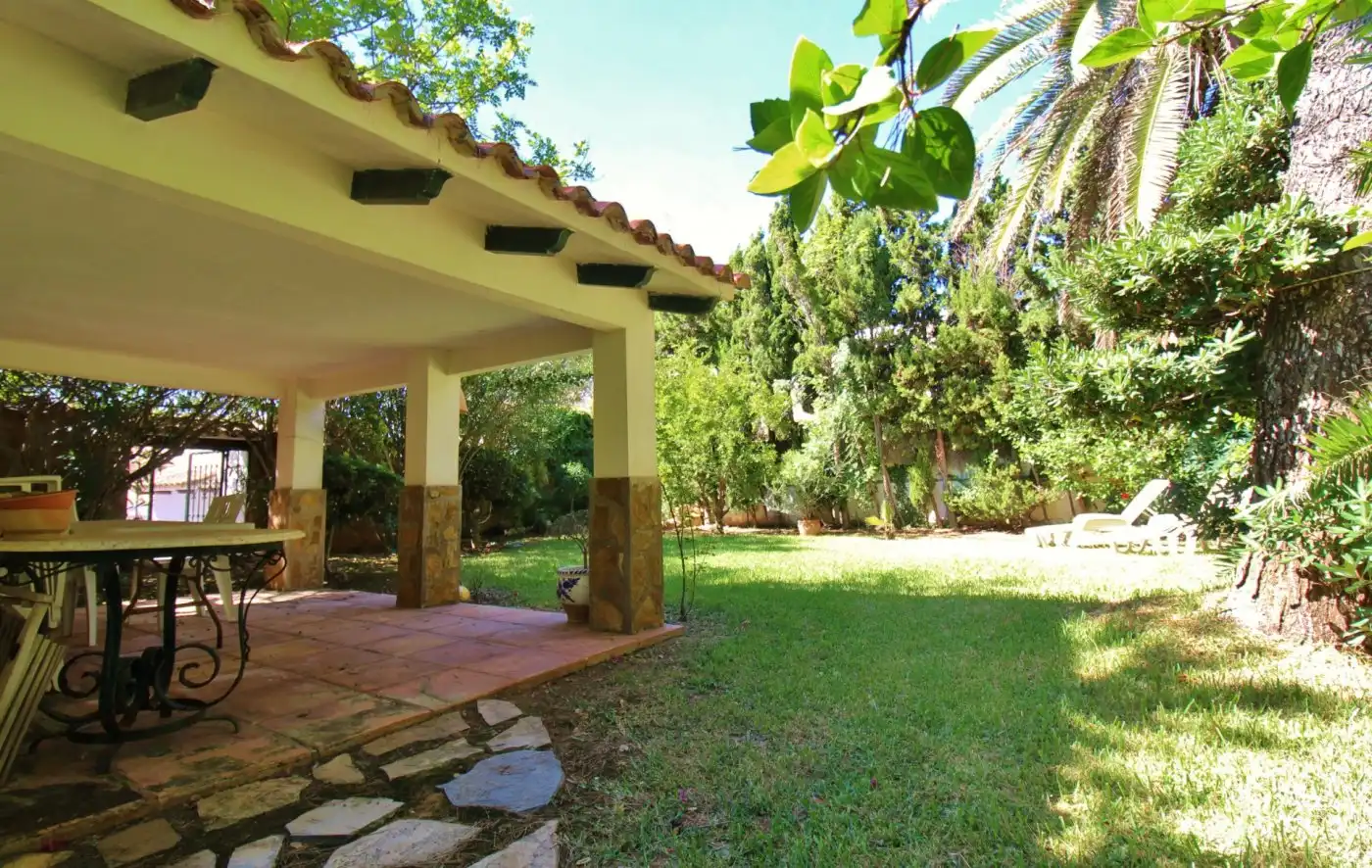 Jardín de Casa o chalet en venta en Moraira con Aire acondicionado, Calefacción y Jardín privado