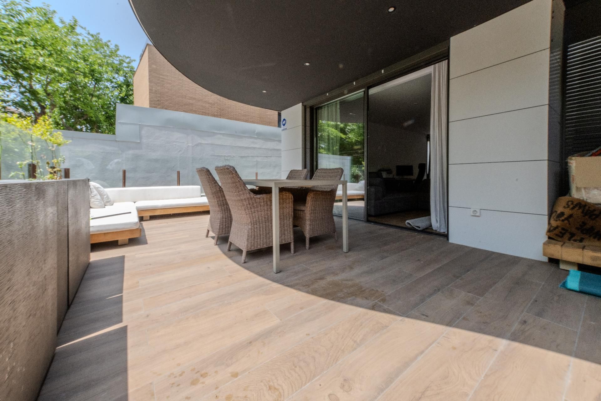Terrace of Planta baja to rent in Sant Cugat del Vallès  with Air Conditioner, Heating and Private garden