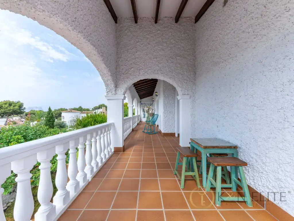 Terraza de Casa o chalet en venta en Moraira con Aire acondicionado, Jardín privado y Terraza