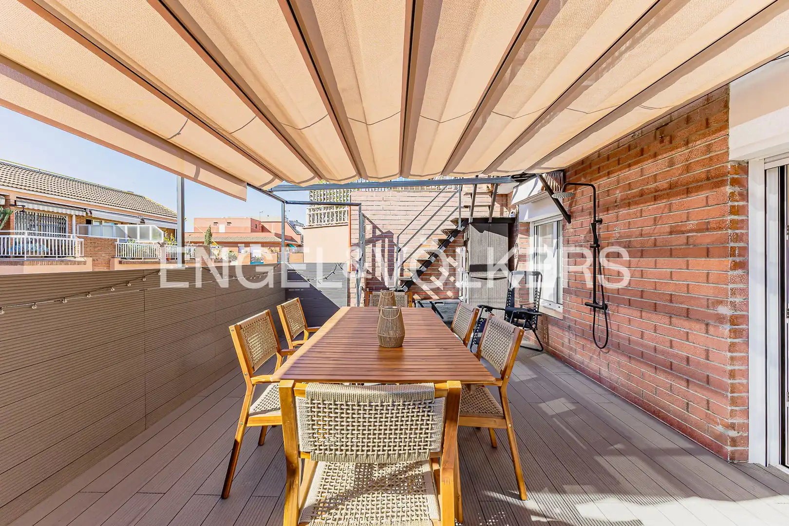 Terrace of Attic for sale in  Barcelona Capital  with Air Conditioner, Heating and Parquet flooring