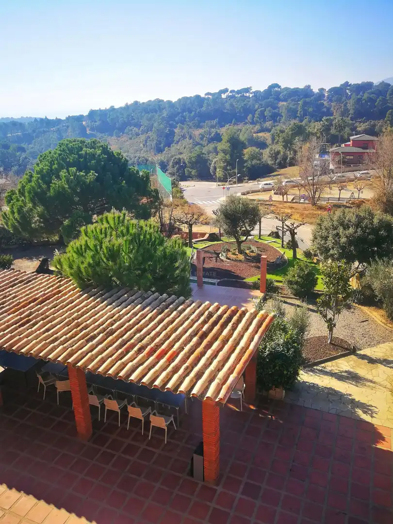 Terraza de Finca rústica en venta en Bigues i Riells del Fai con Aire acondicionado y Calefacción