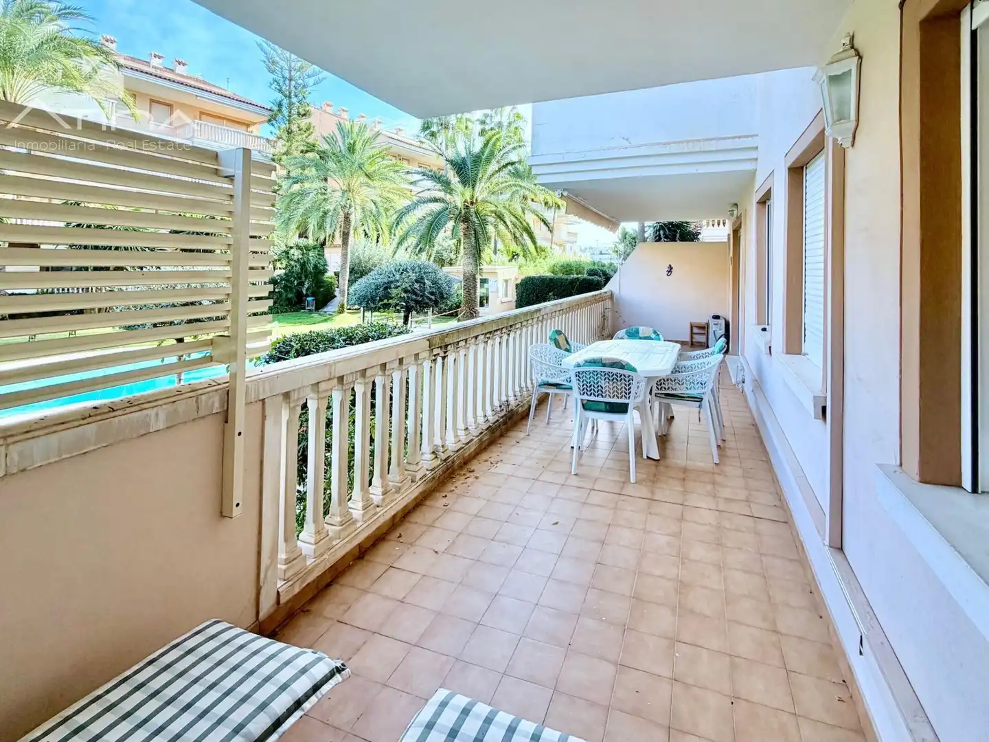 Terraza de Apartamento en venta en Jávea / Xàbia con Aire acondicionado, Calefacción y Jardín privado