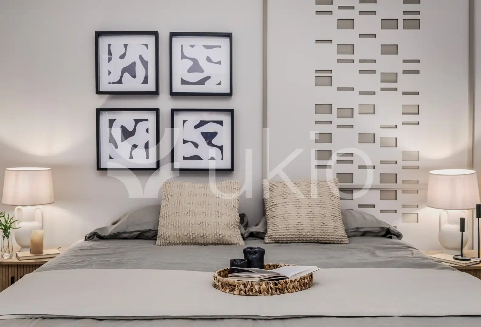 Dormitori de Apartament de lloguer en Madrid amb Aire condicionat, Calefacció i Terrassa