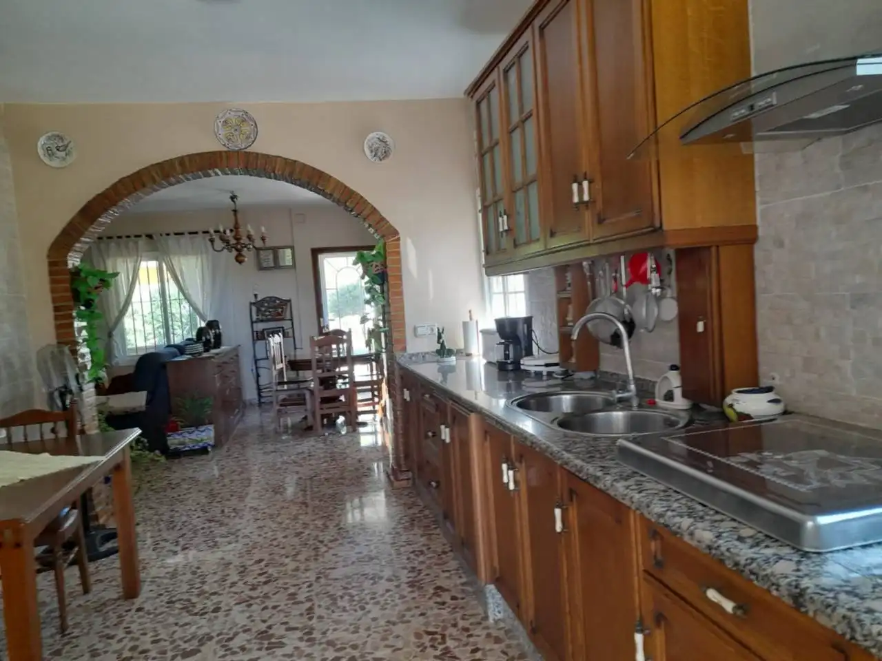 Cocina de Casa o chalet en venta en Carmona con Jardín privado, Terraza y Piscina