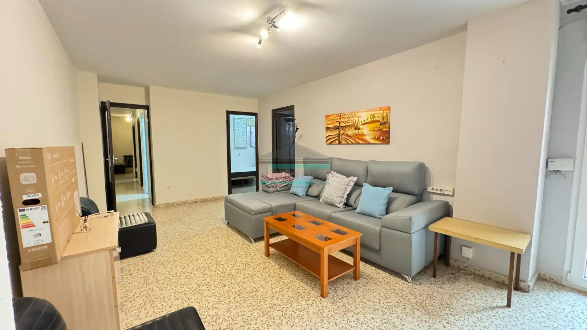 Living room of Flat for share in Granada  with Heating, Furnished and Oven