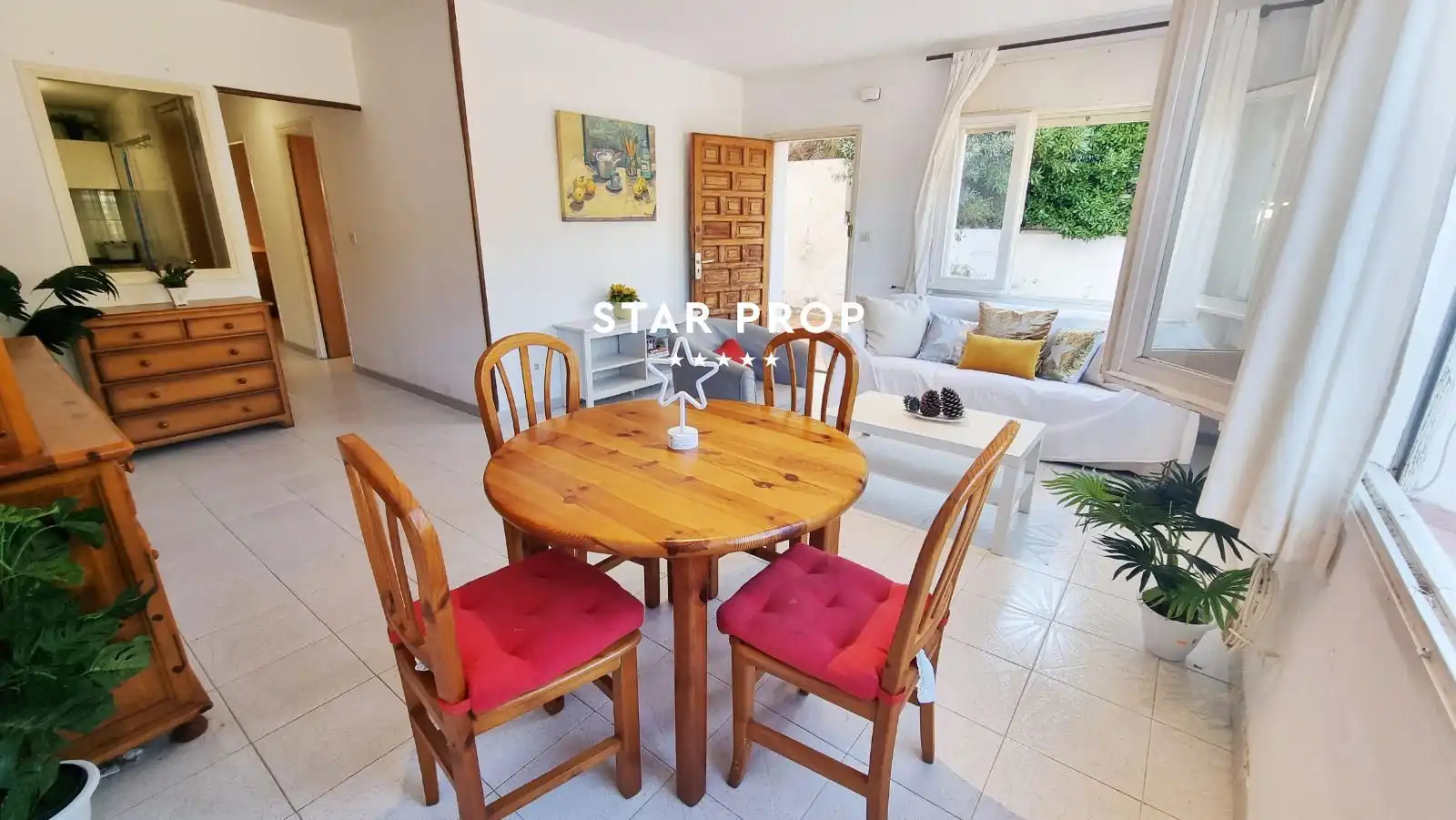 Dining room of Flat for sale in Colera  with Terrace, Furnished and Oven
