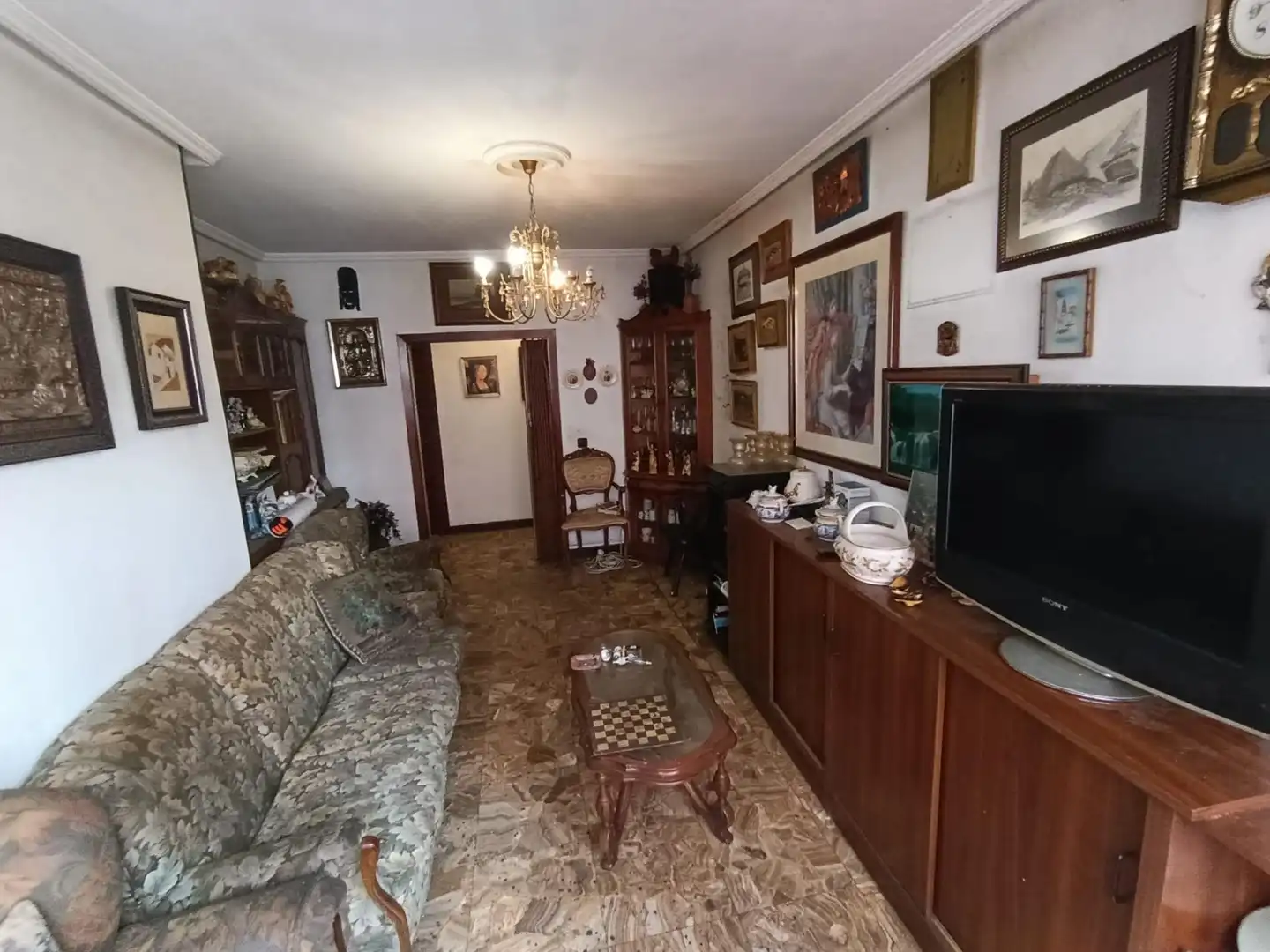 Wohnzimmer von Wohnung zum Verkauf in Langreo mit Heizung und Terrasse