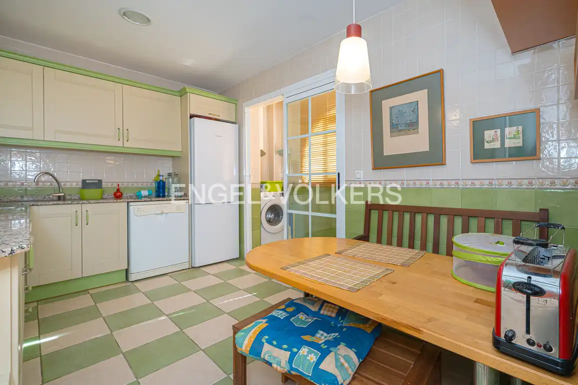 Kitchen of Houses for sale in Villajoyosa / La Vila Joiosa  with Air Conditioner, Private garden and Terrace
