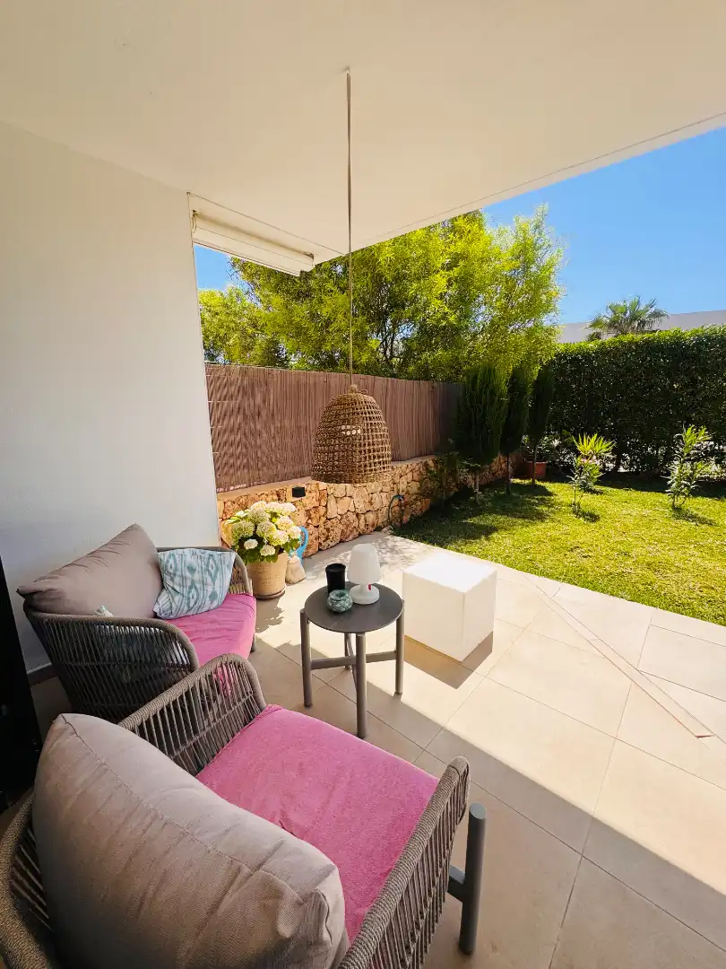 Terrassa de Planta baixa en venda en Sant Llorenç des Cardassar amb Aire condicionat, Jardí privat i Moblat