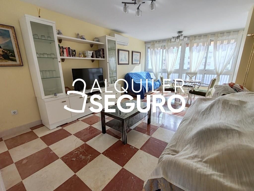 Living room of Flat to rent in Alicante / Alacant  with Air Conditioner, Swimming Pool and Furnished