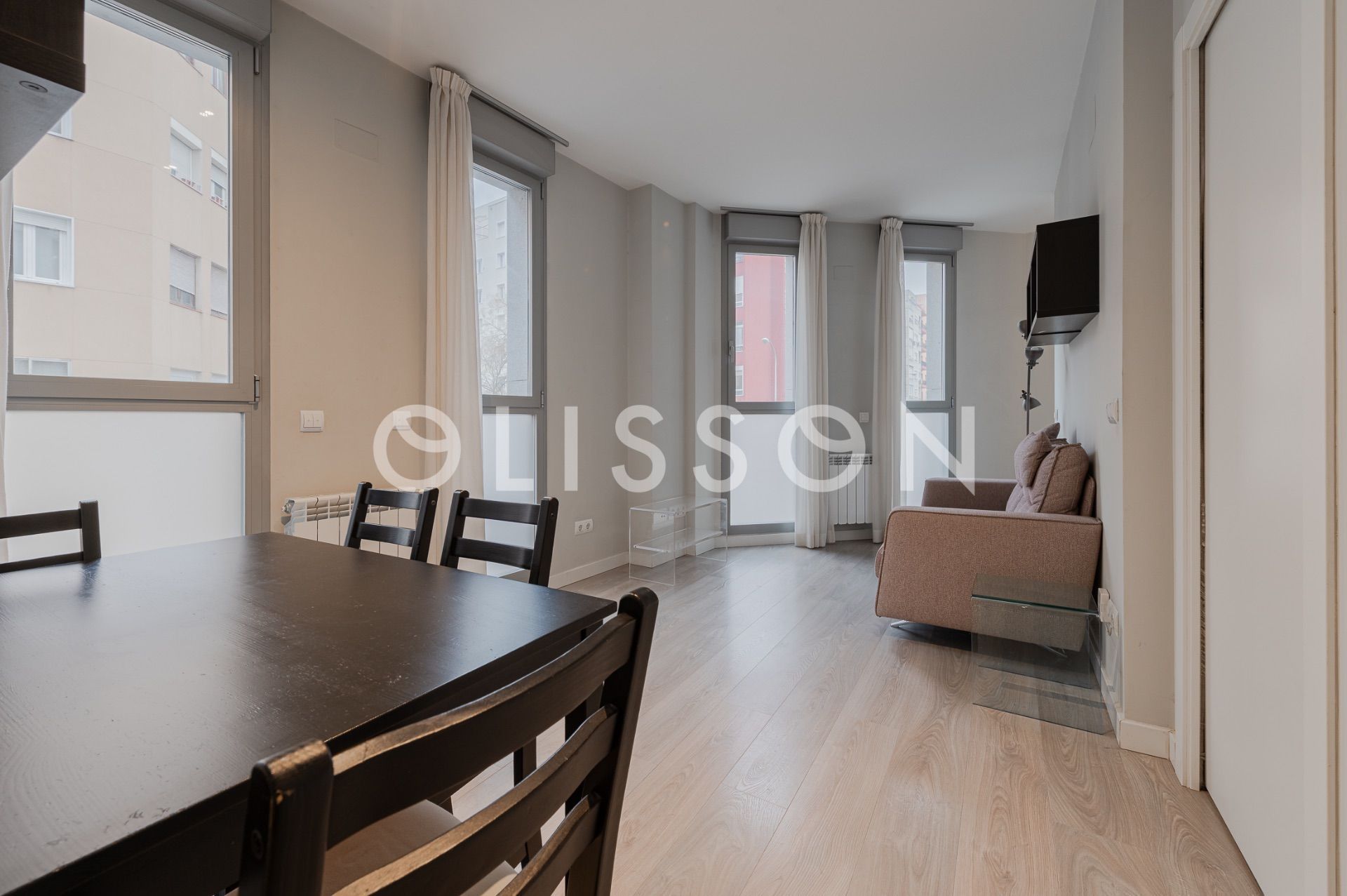 Bedroom of Flat for sale in  Madrid Capital  with Heating