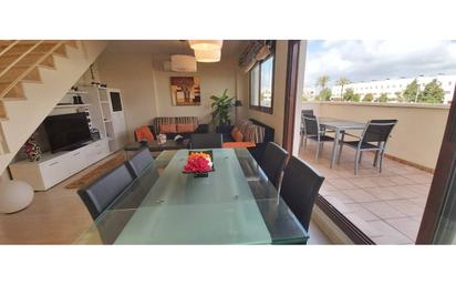 Dining room of Duplex for sale in San Jorge / Sant Jordi  with Air Conditioner, Terrace and Swimming Pool