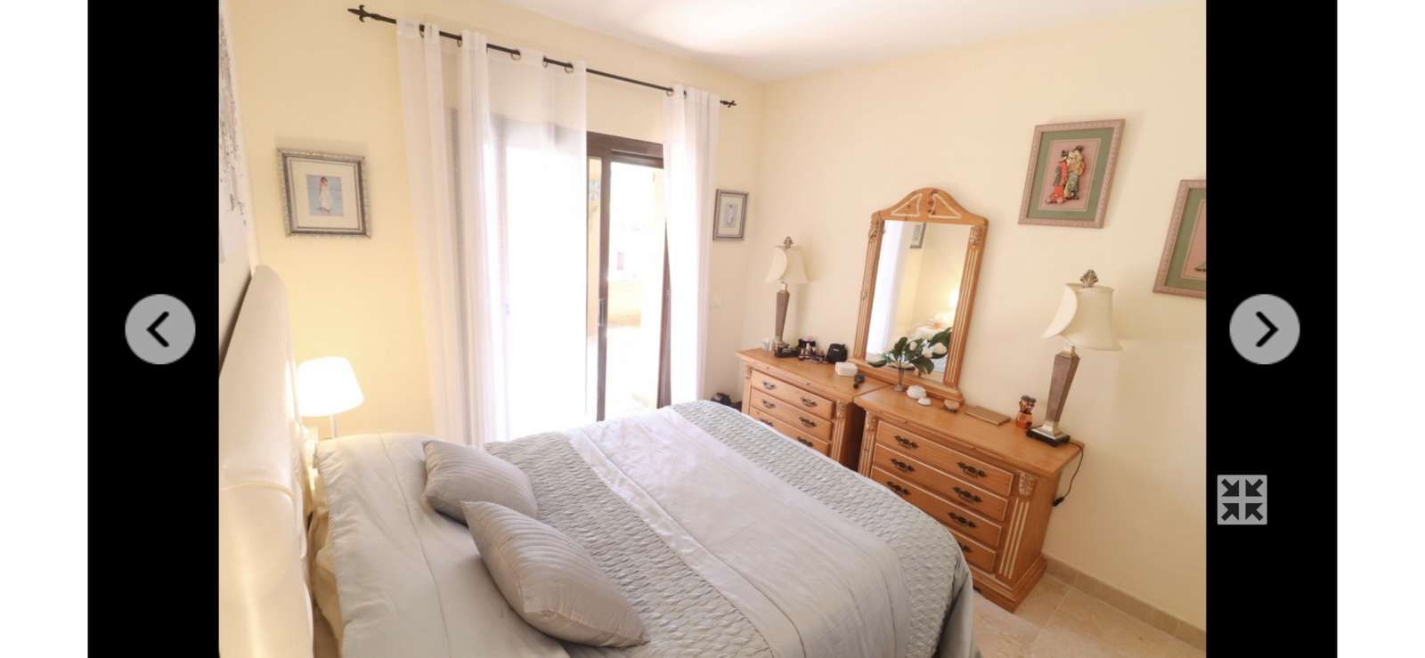 Bedroom of Flat to share in Manilva  with Air Conditioner and Terrace