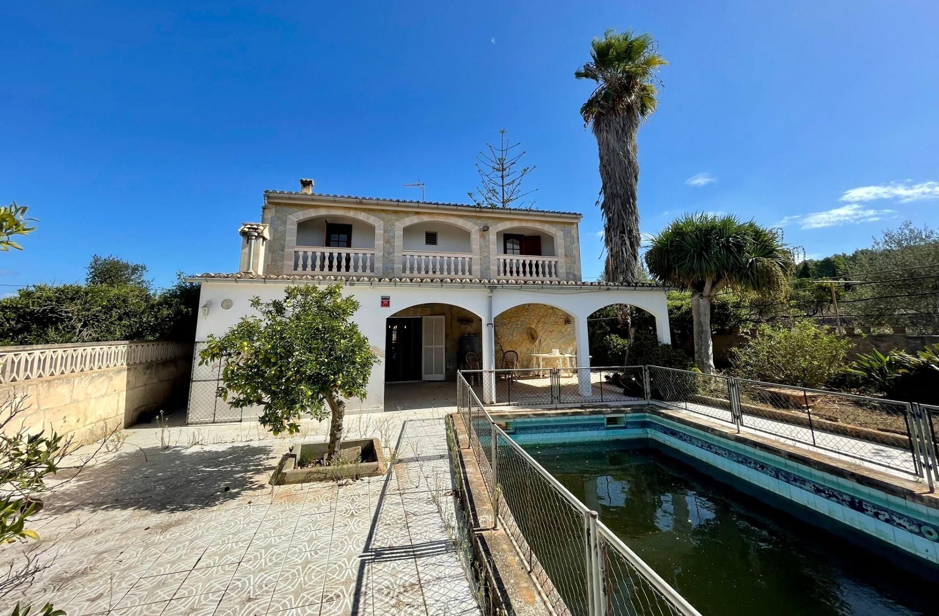 Vista exterior de Finca rústica en venda en Marratxí amb Calefacció, Jardí privat i Terrassa