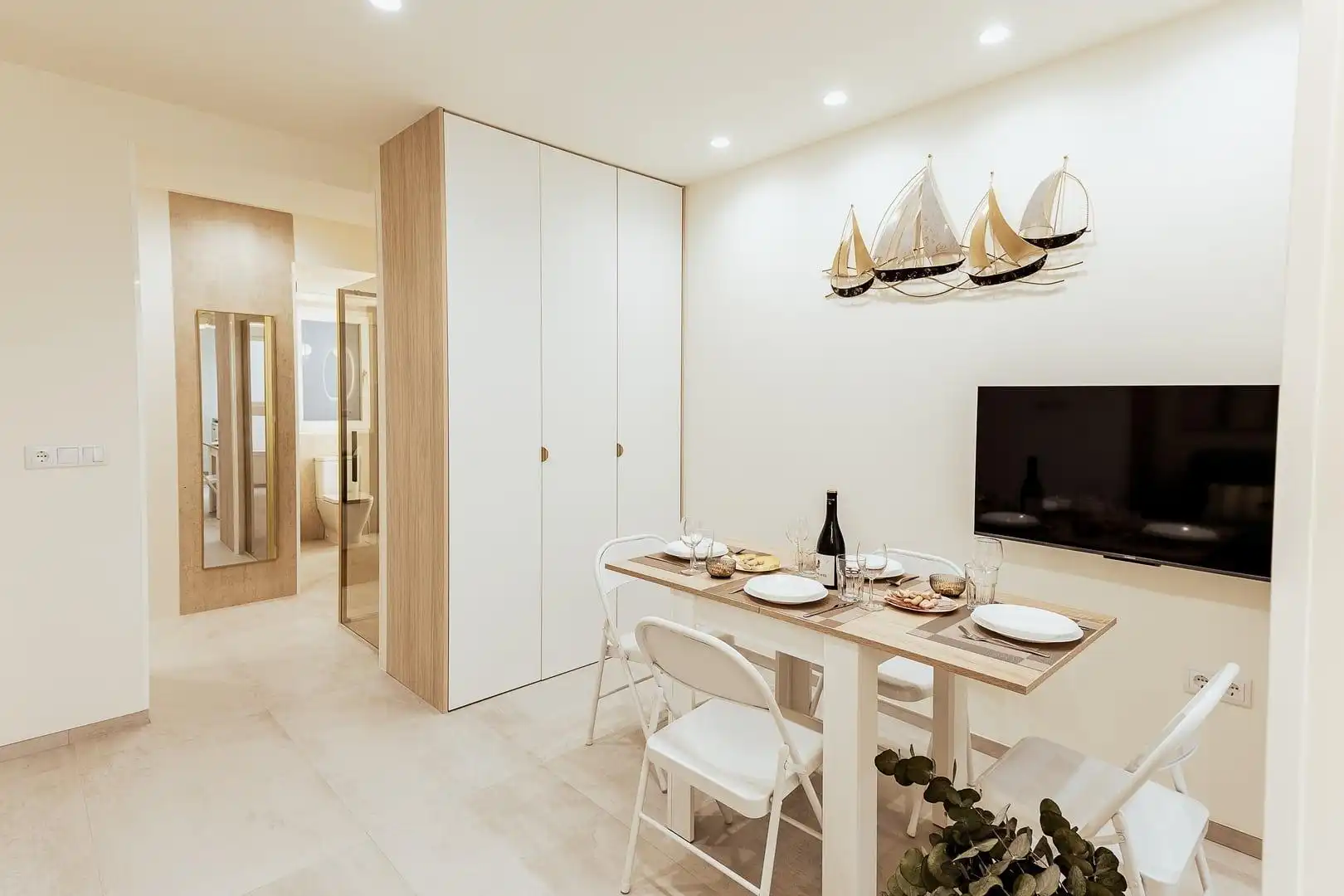Dining room of Study for rent in Elda  with Air Conditioner, Heating and Furnished