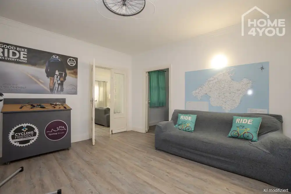 Living room of Houses for sale in Maria de la Salut  with Air Conditioner, Heating and Terrace