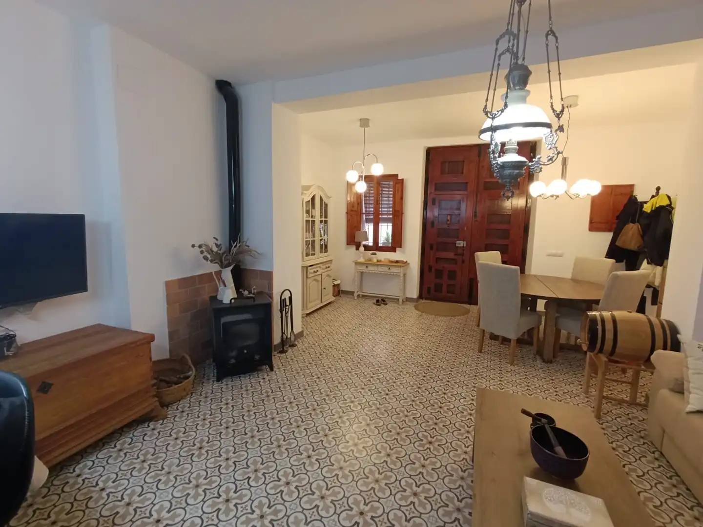 Esszimmer von Haus oder Chalet zum Verkauf in Relleu mit Terrasse