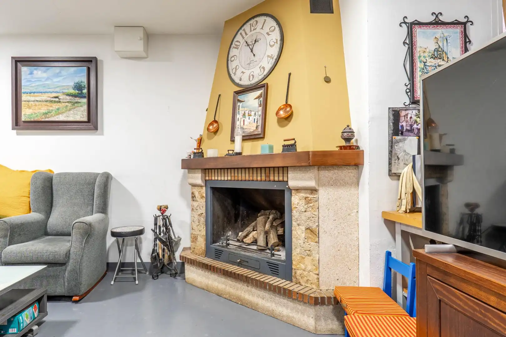 Sala d'estar de Casa o xalet en venda en Granada amb Calefacció, Terrassa i Traster