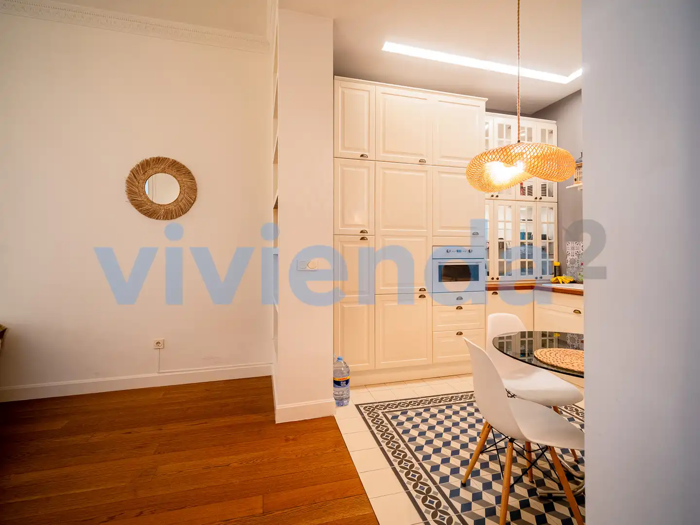 Kitchen of Flat for rent in Madrid  with Air Conditioner, Heating and Balcony