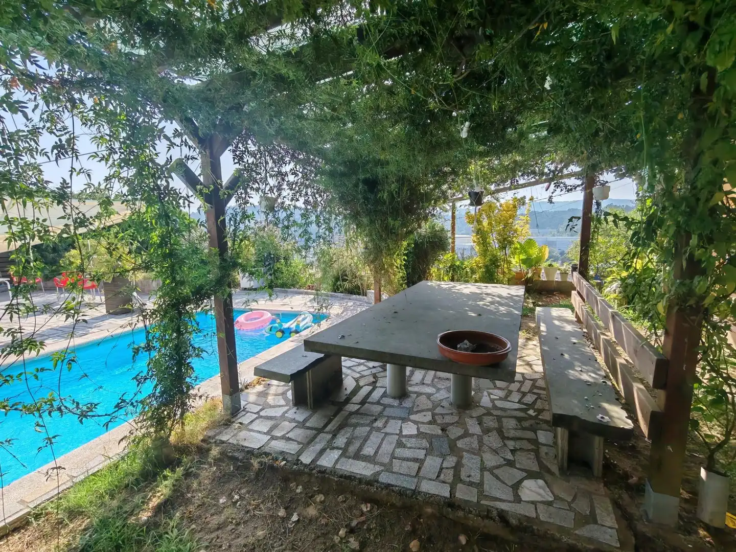 Terrassa de Casa o xalet en venda en Mos amb Calefacció, Jardí privat i Traster