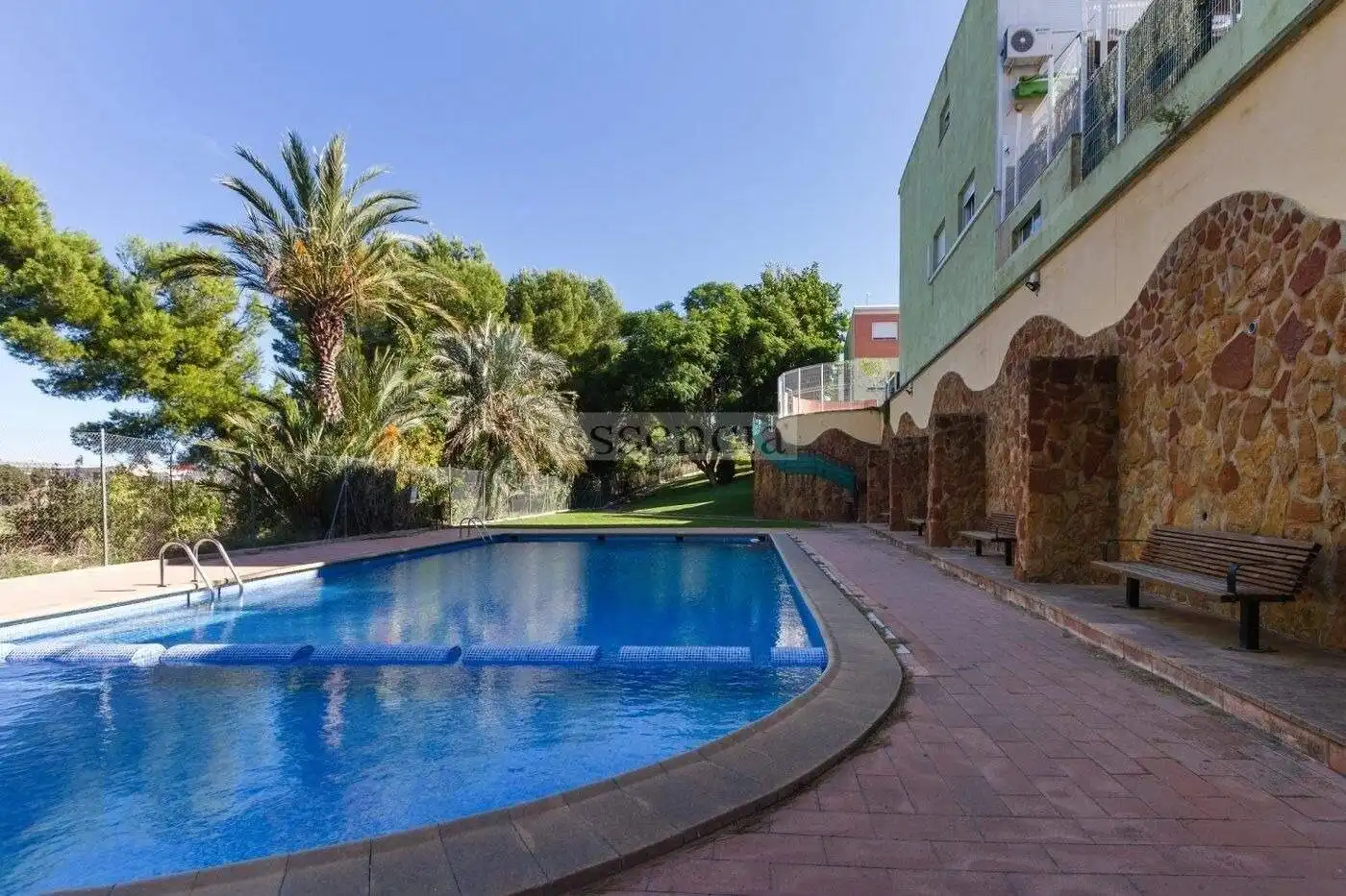 Piscina de Casa adosada en venta en Almoines con Aire acondicionado, Terraza y Balcón