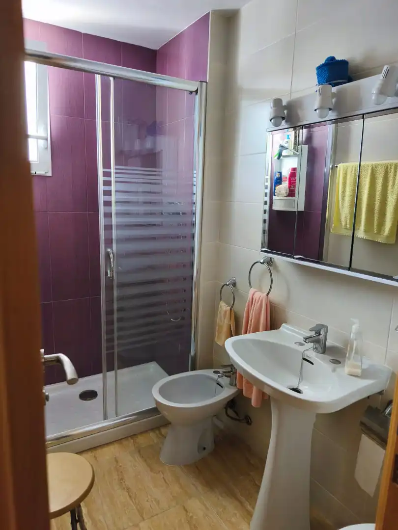 Badezimmer von Wohnungen zur Miete in Gandia mit Möbliert, Ofen und Waschmaschine