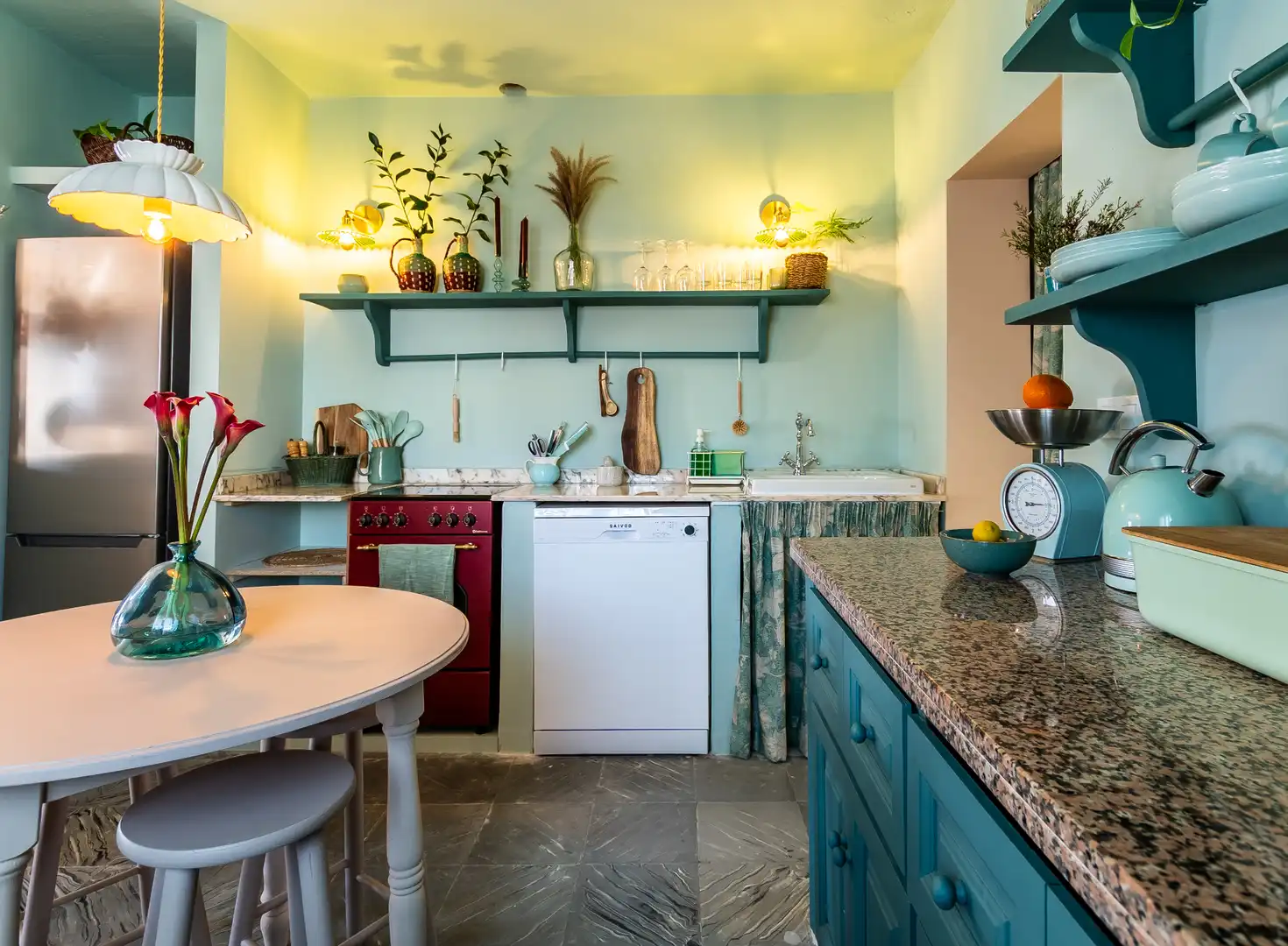 Kitchen of Detached homes for sale in Marbella  with Air Conditioner, Terrace and Storage room