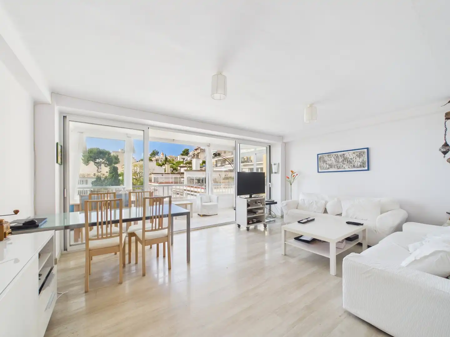 Living room of Flat for rent in  Palma de Mallorca  with Furnished