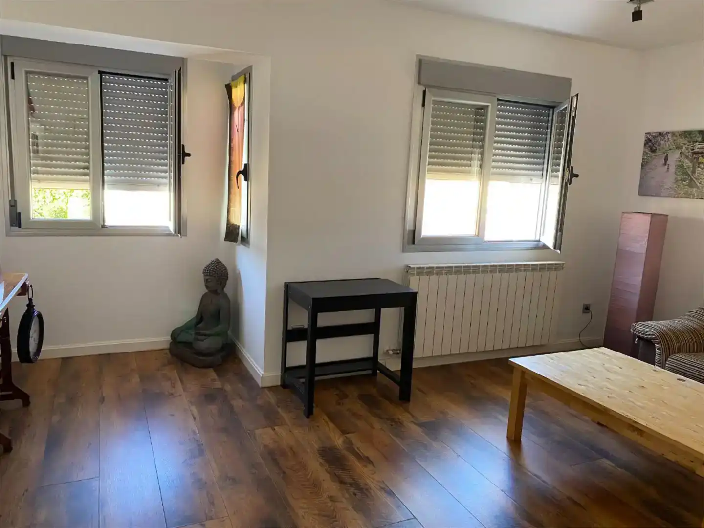 Sala d'estar de Pis en venda en Ribaforada amb Jardí privat, Parquet i Traster