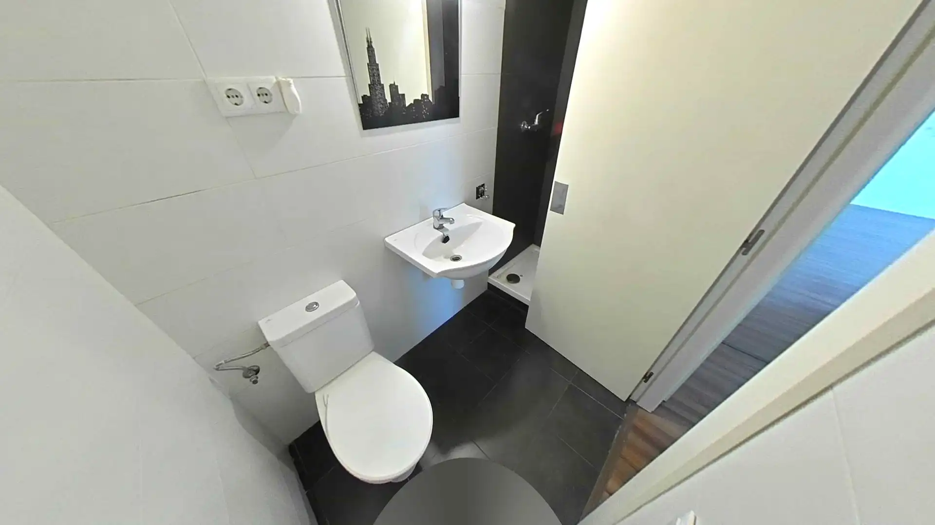 Badezimmer von Wohnung zum Verkauf in Sabadell mit Terrasse