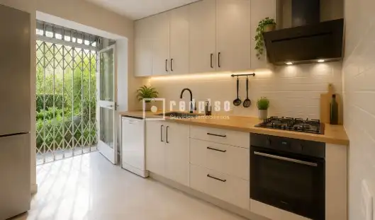 Küche von Wohnung zum Verkauf in Madrid mit Parkett
