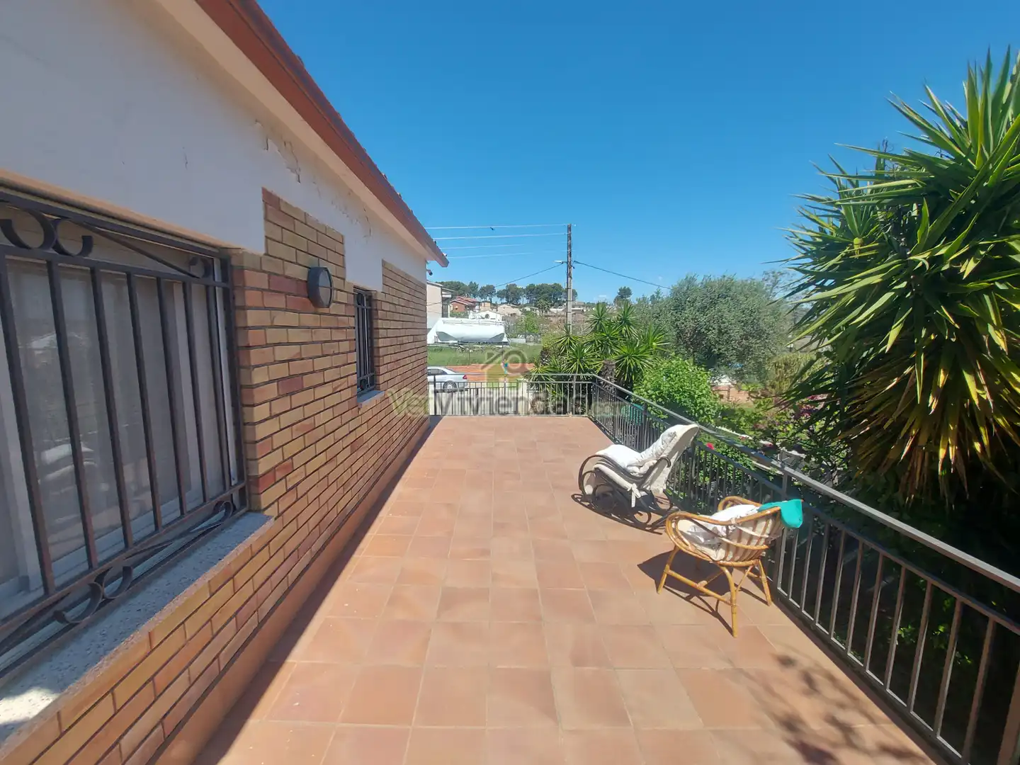 Vista exterior de Casa o chalet en venta en Sant Llorenç d'Hortons con Jardín privado, Terraza y Piscina