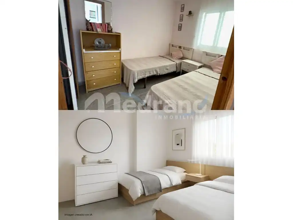 Schlafzimmer von Wohnung zum Verkauf in Benidorm mit Privatgarten, Schwimmbad und Möbliert