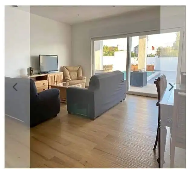 Sala de estar de Casa o chalet de alquiler en Barbate con Aire acondicionado, Jardín privado y Terraza