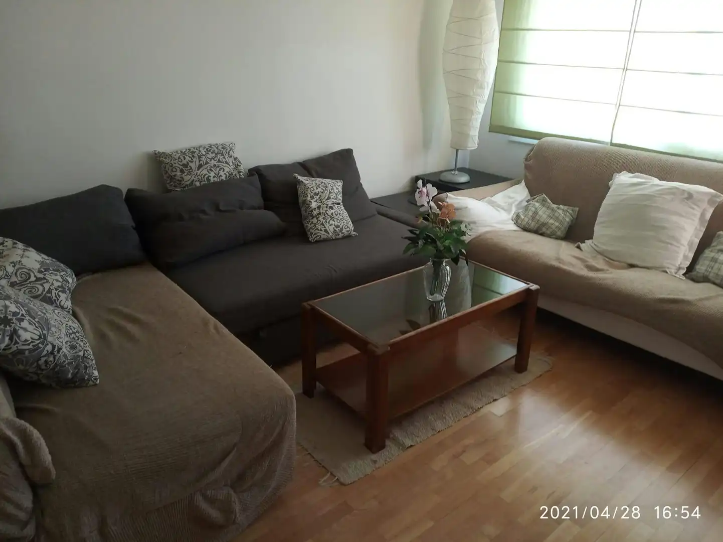 Wohnzimmer von Wohnung zur untervermieten in L'Hospitalet de Llobregat mit Heizung, Möbliert und Waschmaschine