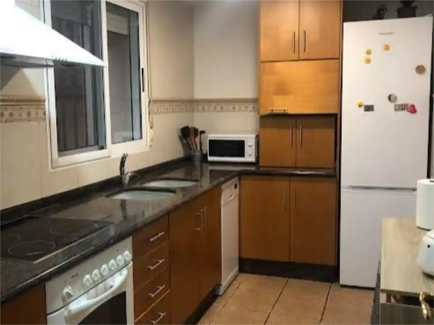 Cuina de Casa adosada en venda en L'Olleria amb Aire condicionat