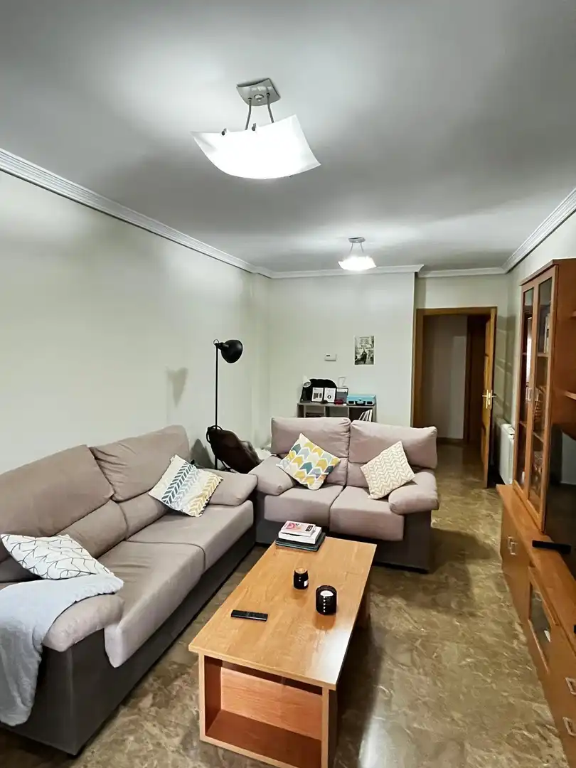 Sala de estar de Apartamento en venta en Albacete con Calefacción, Trastero y Balcón