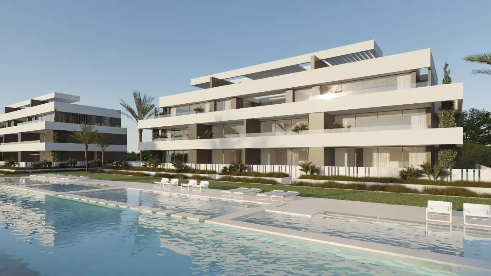Vista exterior de Àtic en venda en La Nucia amb Aire condicionat, Calefacció i Jardí privat