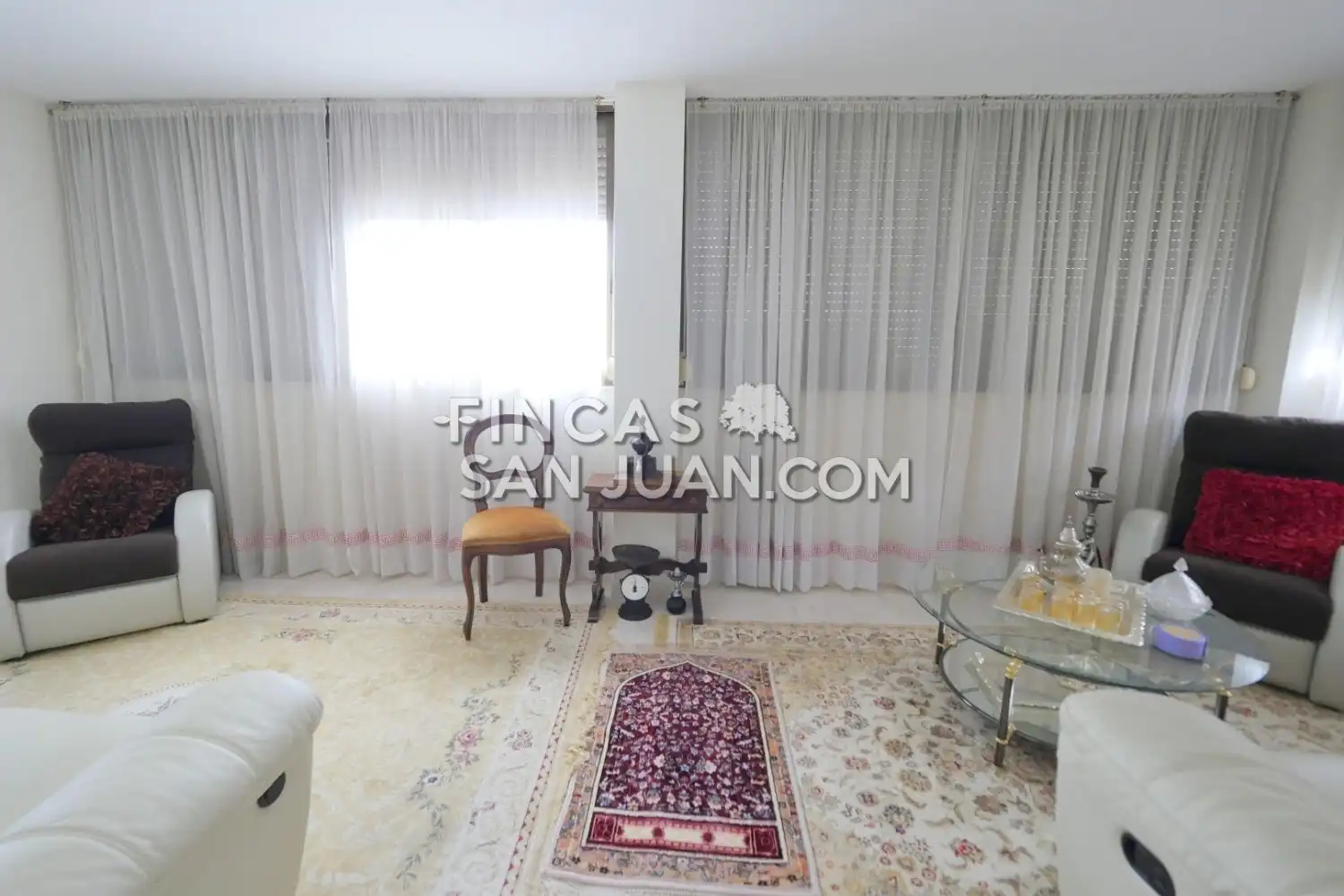 Sala de estar de Casa o chalet en venta en Mutxamel con Terraza, Piscina y Balcón