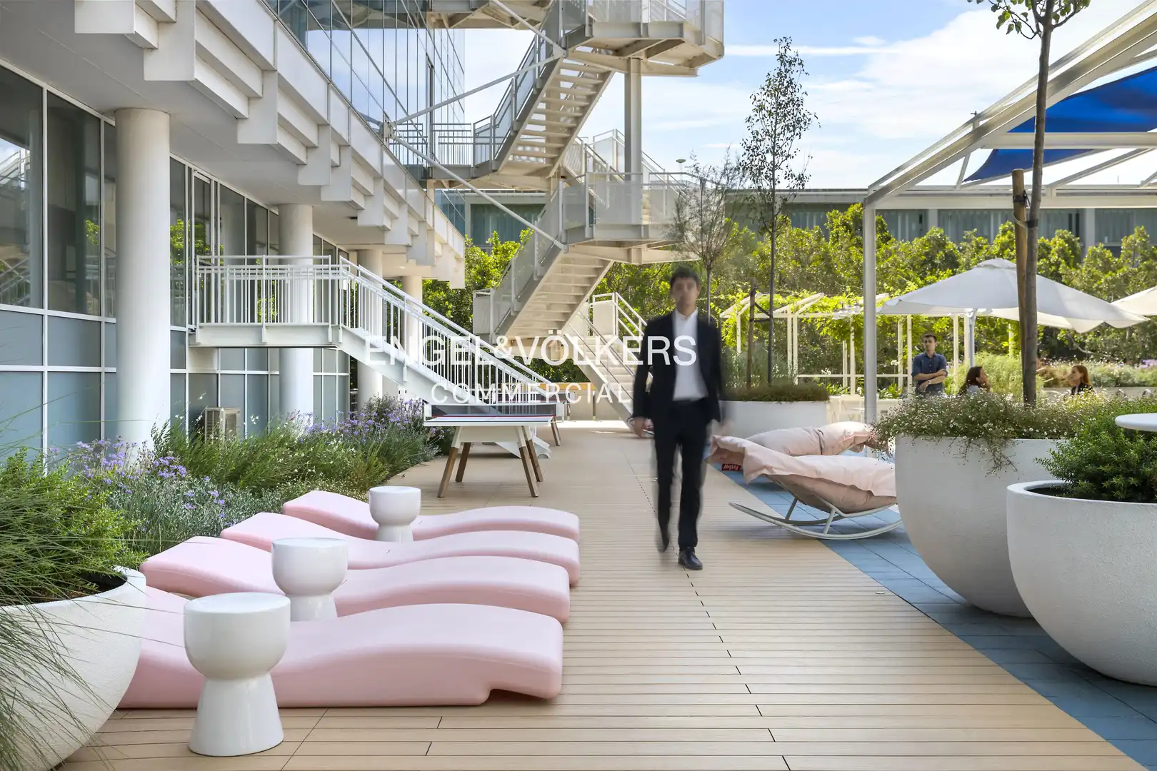 Terrassa de Oficina de lloguer en Barcelona amb Aire condicionat i Terrassa
