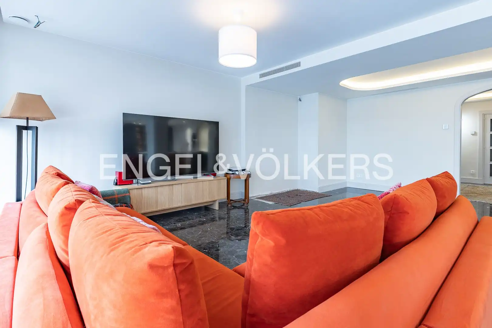 Living room of Flat for sale in Barcelona  with Air Conditioner, Heating and Parquet flooring