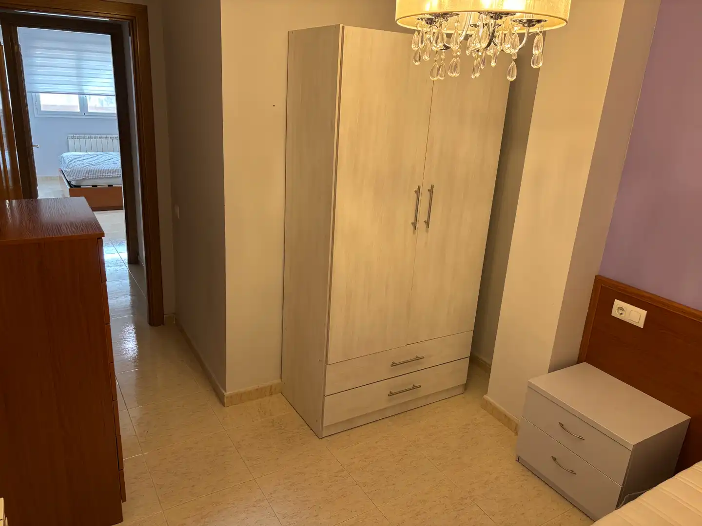 Bedroom of Flat for rent in Lleida  with Air Conditioner, Heating and Furnished