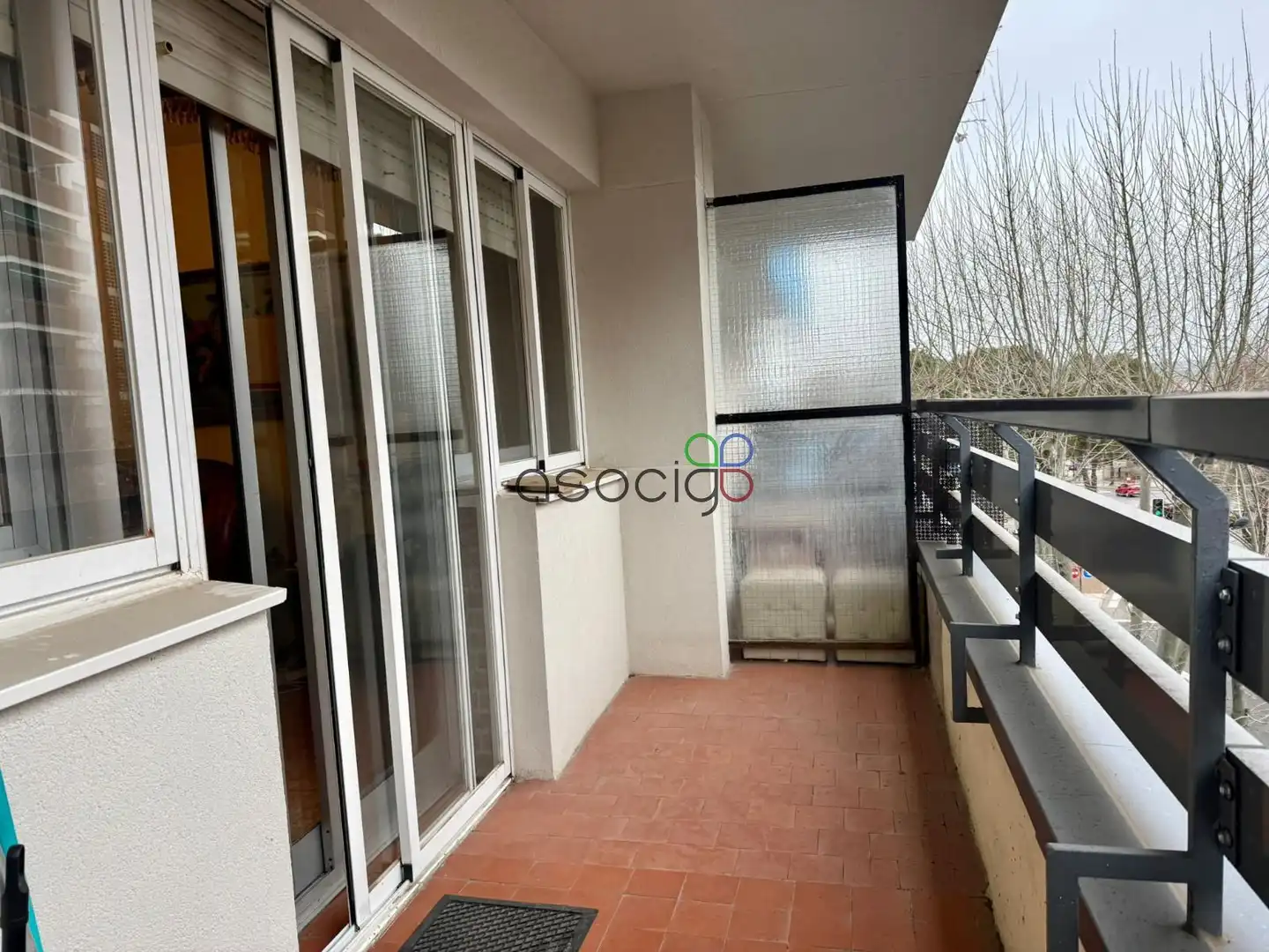 Balcony of Flat for sale in Guadalajara  with Heating and Terrace