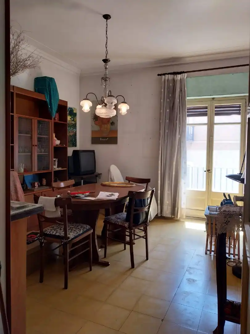 Dining room of Flat for sale in Figueres  with Heating and Balcony