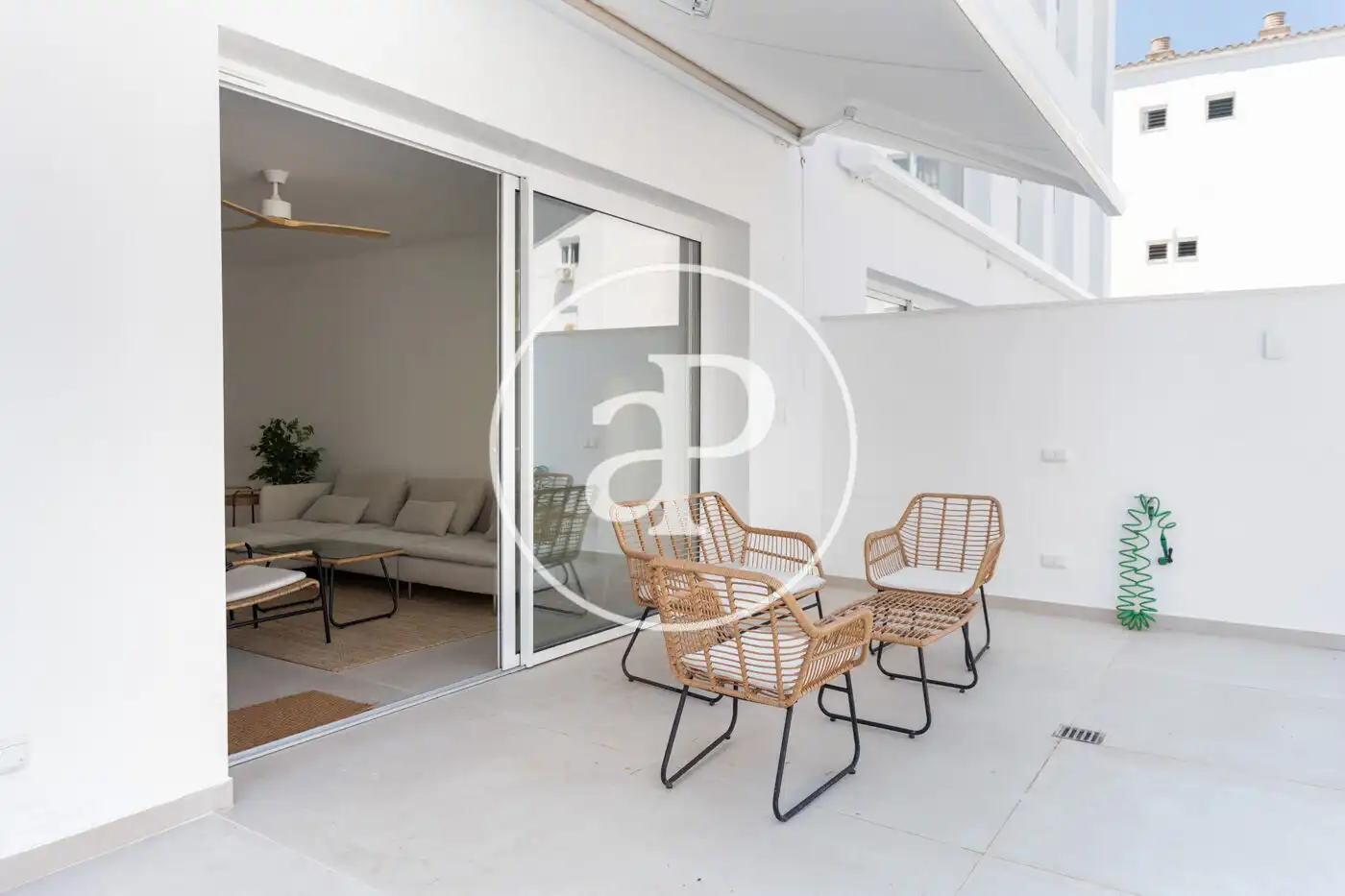 Terraza de Piso de alquiler en Ses Salines con Aire acondicionado, Calefacción y Terraza